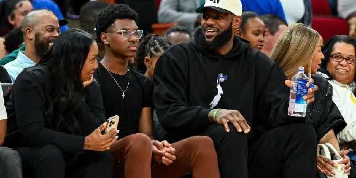 LeBron James praises sons for their progress on the basketball court