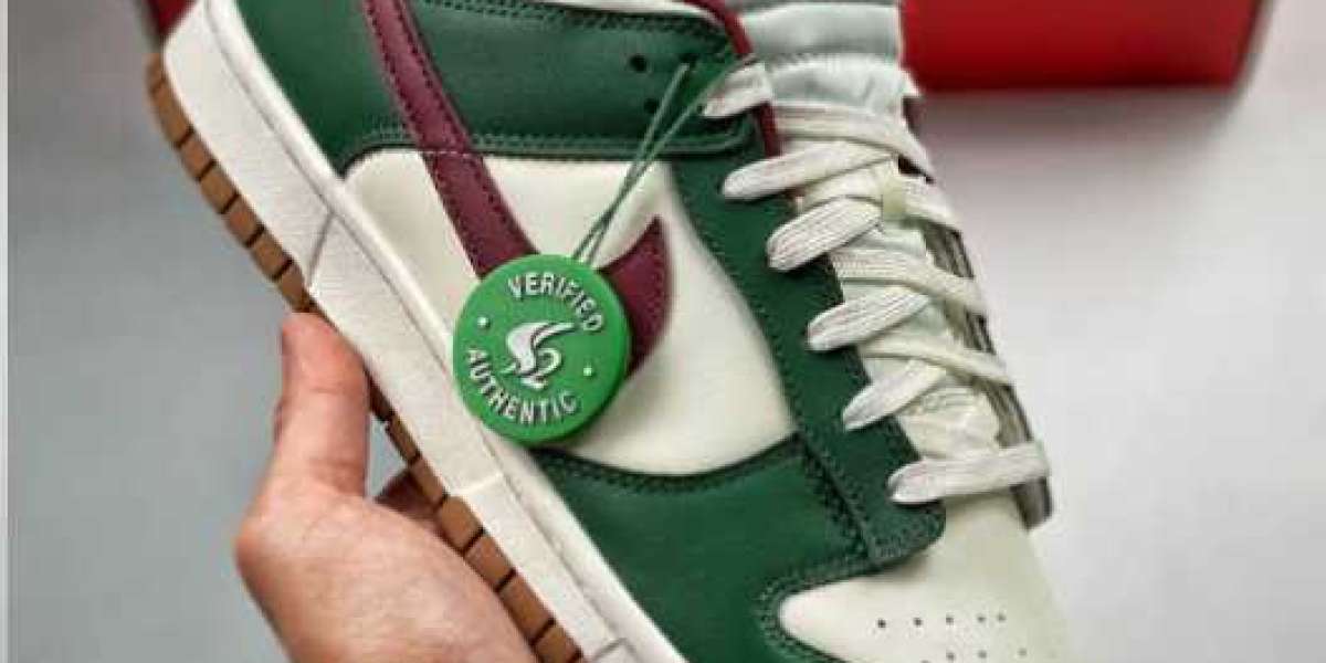 Nike Dunk Low: Gorge Green Team Red Edition