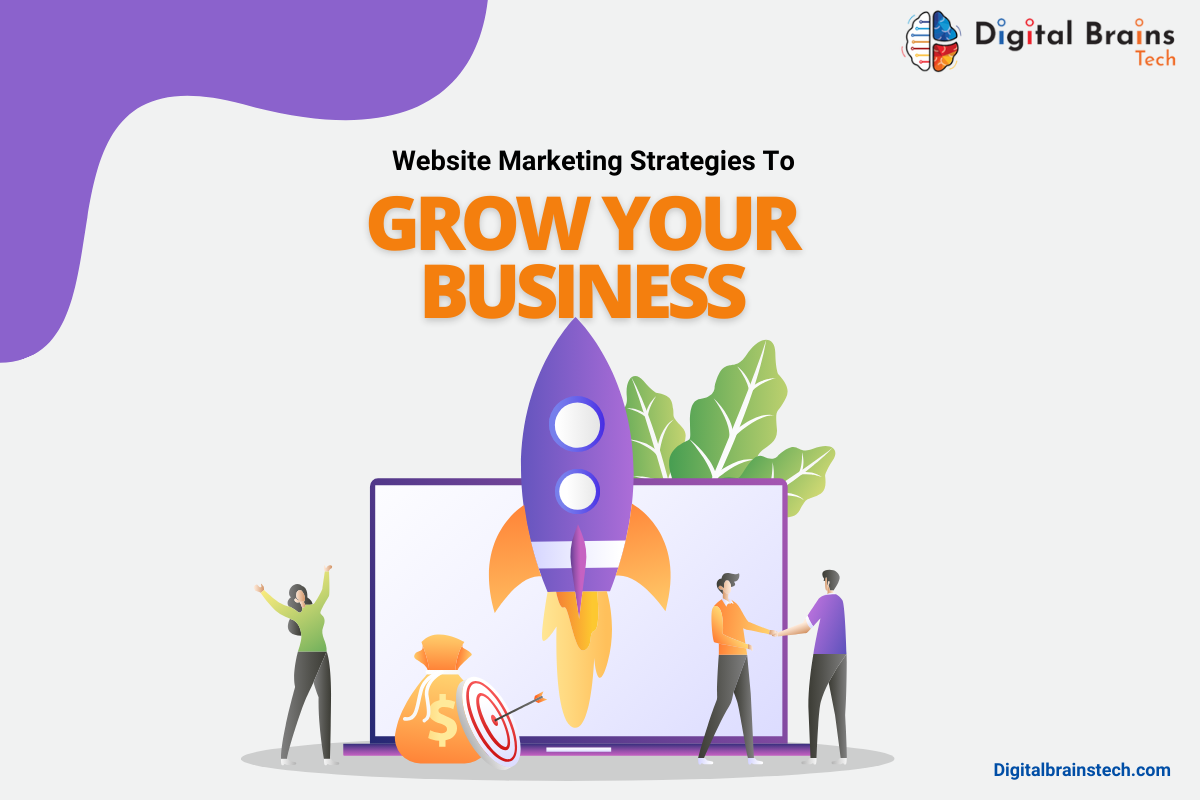 Website Marketing Strategies To Grow Your Business - Digital Brains Tech